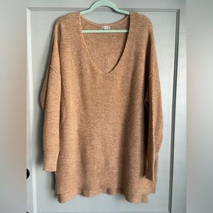 Free People C.O.M.F.Y. Pullover Tan Size M/L